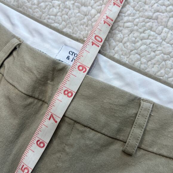Crown & Ivy Cary Stretch Flat Front Khaki Ankle Pant 4 - Picture 11 of 12